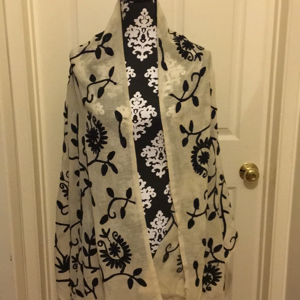 Cream scarf